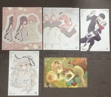 요호 x 복숭아 SS 이누보쿠 후지와라 코코아전 엽서 묶음 판매