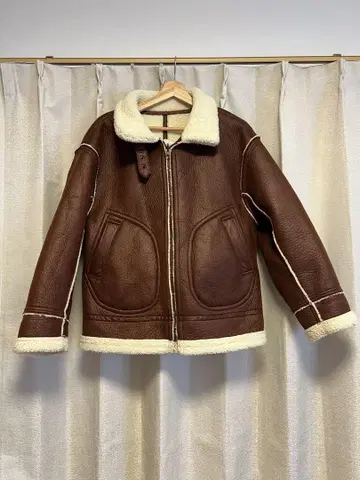 가죽 쉘 무스탕 코트