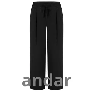 andar 안다르 와이드 팬츠 XL 블랙