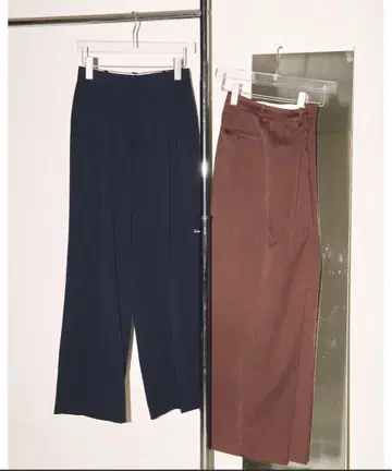 투데이풀 턱 와이드 트라우저스