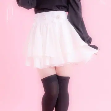 Pal elfy 자카드 플레어 스커트