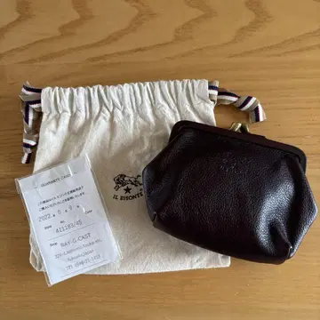 IL BISONTE 다크 브라운 코인 케이스
