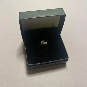 펄과 다이아몬드풍 반지