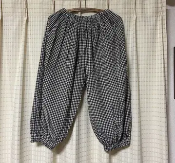 핸드메이드 린넨 벌룬 팬츠