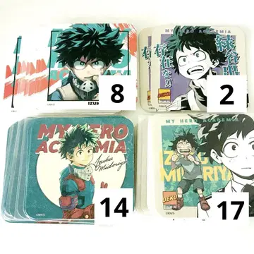 나의 히어로 아카데미아 아트 코스터 RIVALS 미도리야 이즈쿠 데쿠