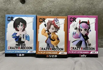 CRAZY RACCOON 피규어 3체 세트