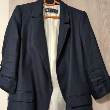 ZARA 네이비 테일러드 자켓