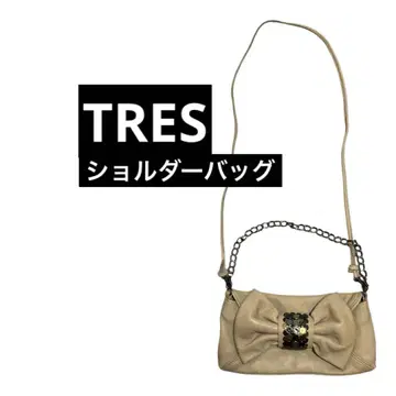 TRES x BEAMS 2WAY 베이지 숄더백