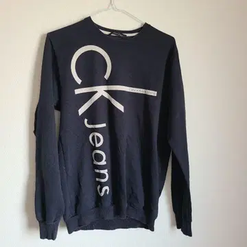 y2k 90s Calvin Klein jeans 맨투맨 빅 로고