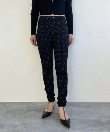 U by SPICK&SPAN 도트 프린트 스트레치 팬츠
