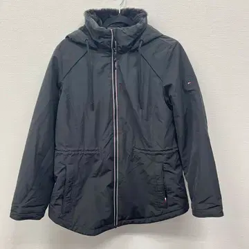 타미힐피거 후드 부착 자켓 여성용 S 블랙