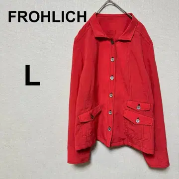 FROHLICH 플로리치 자켓 [ L ] 카라 부착 아우터 포켓 부착