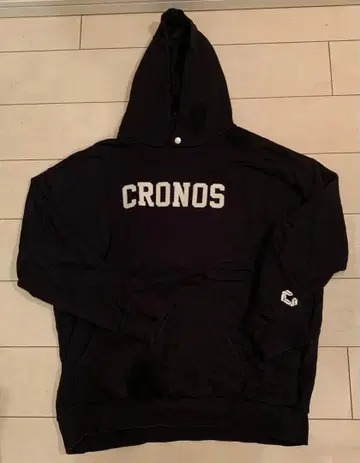 CRONOS 크로노스 블랙 후드티 헬스장 트레이닝
