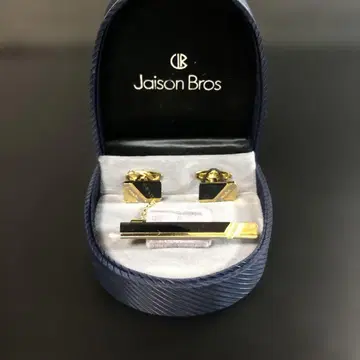 Jaison Bros 골드 넥타이핀 세트