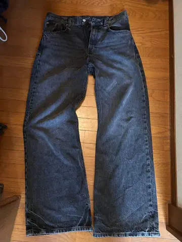 ZARA 플레어 배기 데님