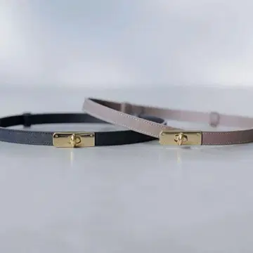 anuans 락 타입 벨트 베이지 아뉴앙스