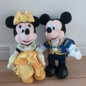디즈니랜드 31주년 인형 배지 미키 & 미니