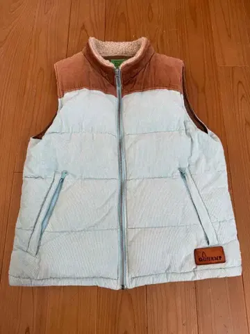 GOHEMP 고헤프 코듀로이 다운 베스트 스카이블루 레어