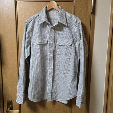 SUGAR CANE 스트라이프 긴팔 셔츠 M