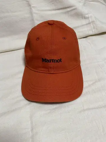 Marmot / 마모트 오렌지 야구 모자