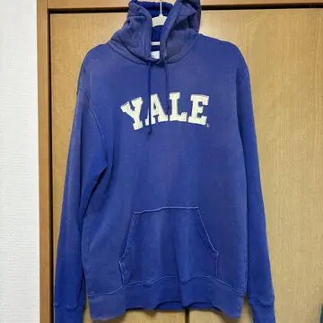 LAPEN Yale 플리스 후드티 파랑