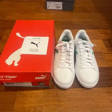 Puma Smash Cat L 화이트/버던트 그린 23.5