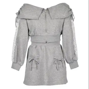 Rilly emulie 릴리 에뮬리 맨투맨 셋업 그레이