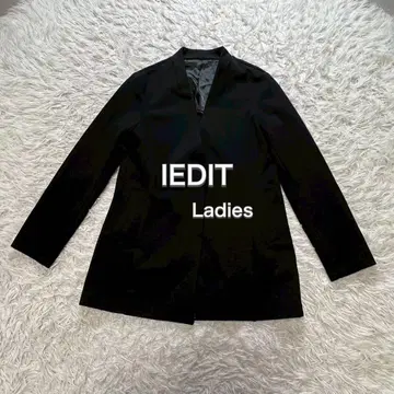 [ 고품질 ] IEDIT 노카라 자켓 블랙 여성용 M
