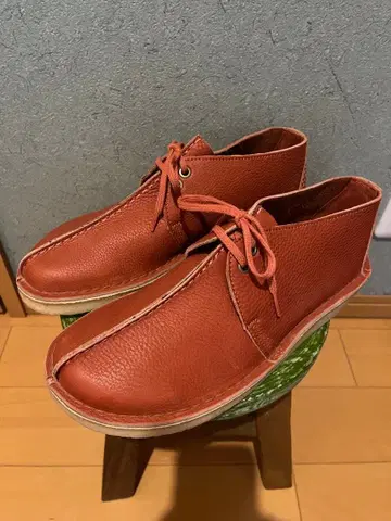[새상품급] CLARKS 가죽 트렉 브라운 UK 7 1/2