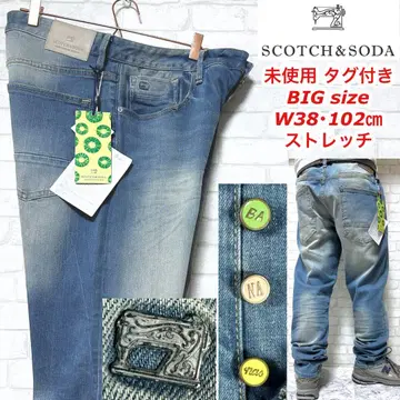 미사용 택 포함 SCOTCH&SODA W38 102cm 스트레치 데님