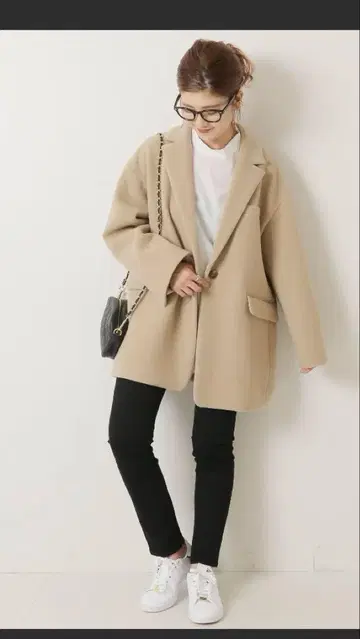 Spick & Span W/Ny 모사 자켓 라이크 코트 38