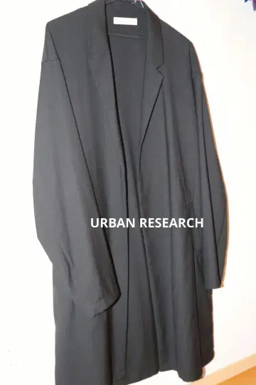 [새상품급] URBAN RESEARCH 테일러드 자켓 남성용 블랙