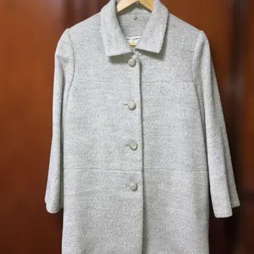 그레이 울 피코트