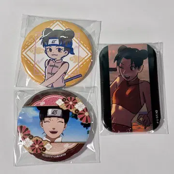 NARUTO 캔뱃지 세트 텐텐 프리롤 혜택