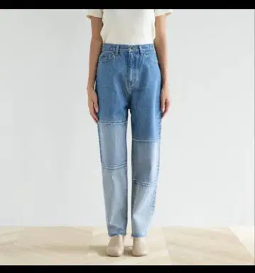 SeaRoomlynn 그라데이션 패널 데님 23 S