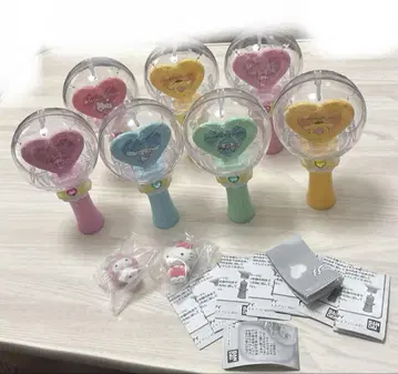 산리오 캐릭터즈 캡슐 지팡이 플로키 인형 가챠 캡슐 토이