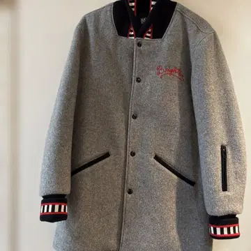 그레이 울 혼방 자켓