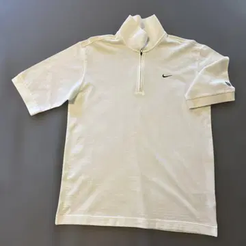 Nike 하프 지퍼 피케 셔츠 화이트