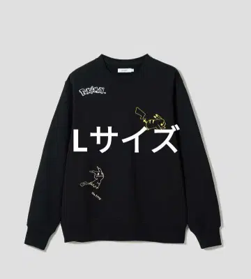 그라니프 피카츄&미미큐 쭈리 맨투맨 포켓몬 L 사이즈 긴팔
