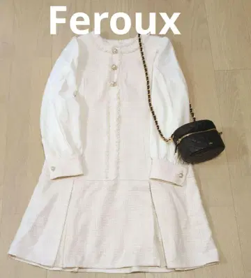새상품급 Feroux 세레모니 수트 아이보리