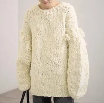 FRAMeWORK 프레임워크 BIG hand 니트 아이보리
