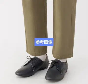 무인양품 레이스업 슈즈 편안한 가죽 신발