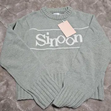 SINOON 로고 니트 긴팔