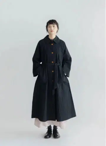 MAGALI 코튼 린넨 웨더 트렌치코트
