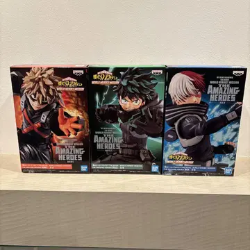 나의 히어로 아카데미아 피규어 3체 세트