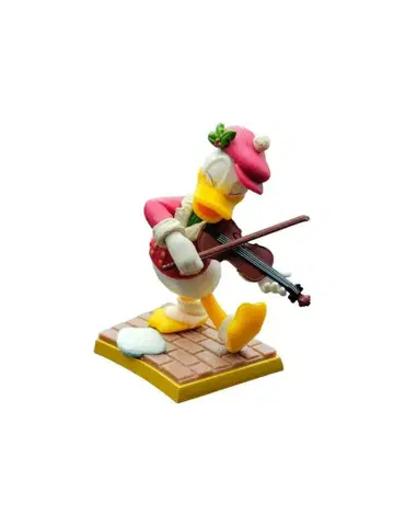 디즈니 크리스마스 미니어처 피규어 컬렉션 도날드 바이올린