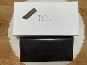 TAKEO KIKUCHI 다크 브라운 장지갑