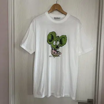 RAT FINK 라트 핑크 에드 로스 90's 라트 핑크 T WM1