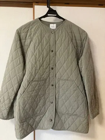 URBAN RESEARCH DOORS 퀼팅 자켓 KHAKI
