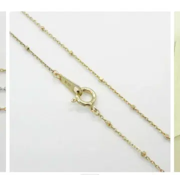 10금 글리터 체인 목걸이